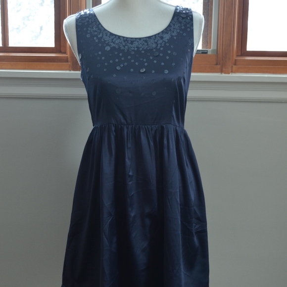 navy skater dress - Picture 1 of 8